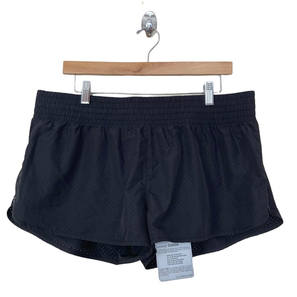 Lorna Jane Active Black Athletic Shorts Sz XXL